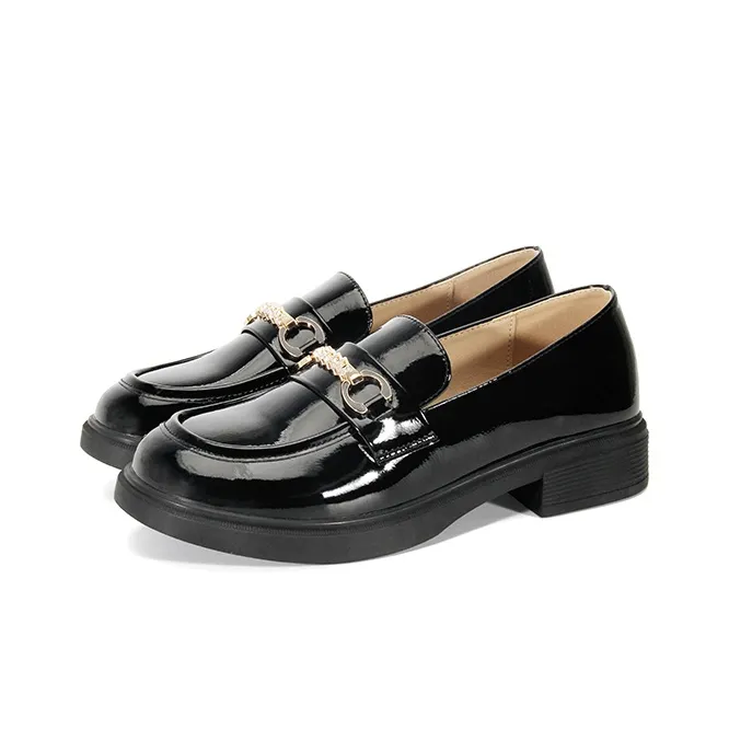 LESELE Loafers Women's Black/Beige-2