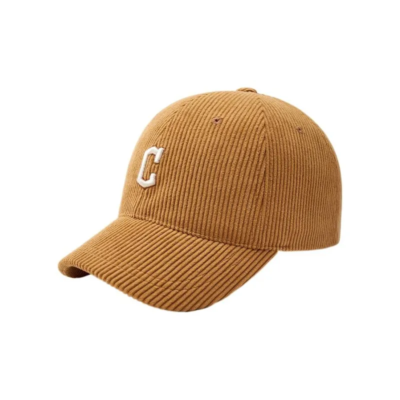 MLB Corduroy Baseball Caps Unisex Black/Red/Camel/Blue/White-4