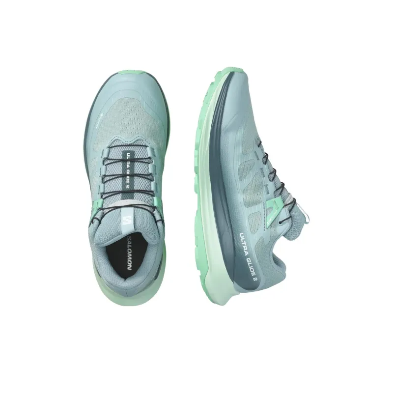 SALOMON Ultra Glide 2 Wear-Resistant Low-Top Running Shoes Women's Green-3