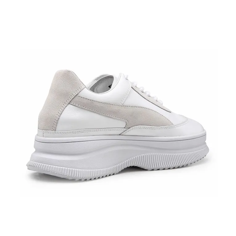 He Jinchang Hermo Collection Low Top Casual Shoes Women's White-4
