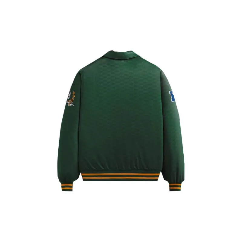 KITH For The NFL Packers Satin Bomber Jacket-1