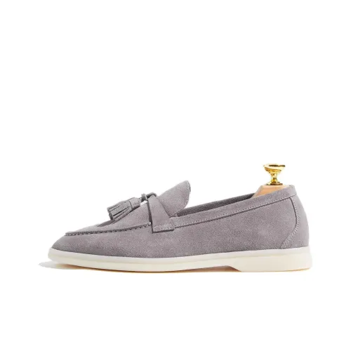 SCAROSSO Tassel-detail Suede Loafers