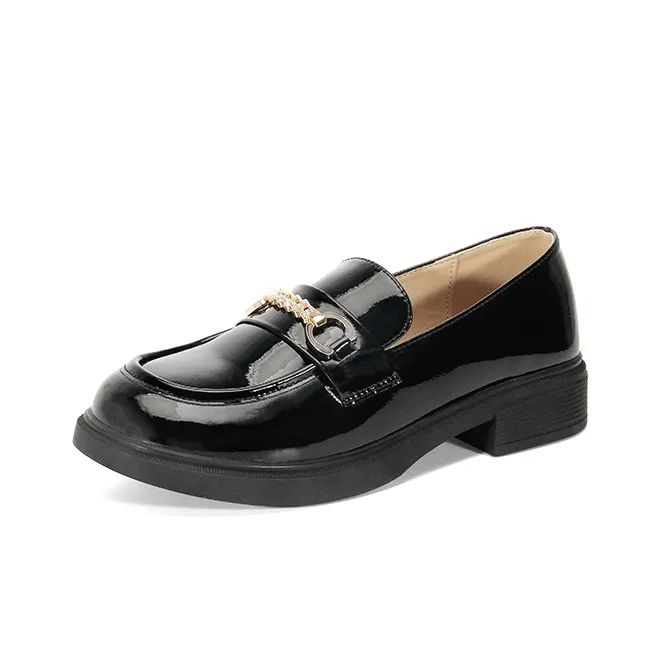 LESELE Loafers Women's Black/Beige-1