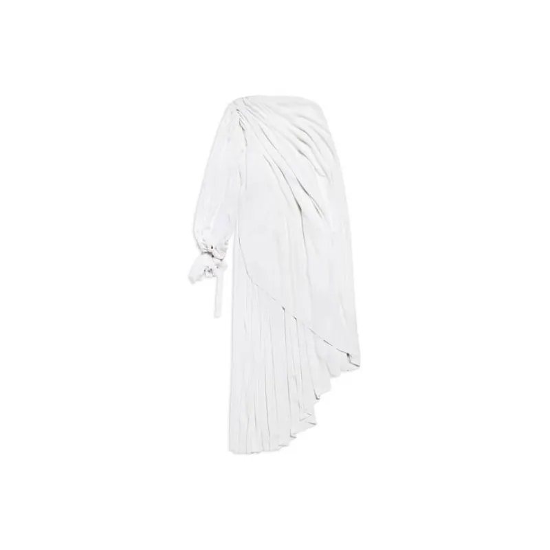 Balenciaga All In Asymmetric Maxi Dress-1