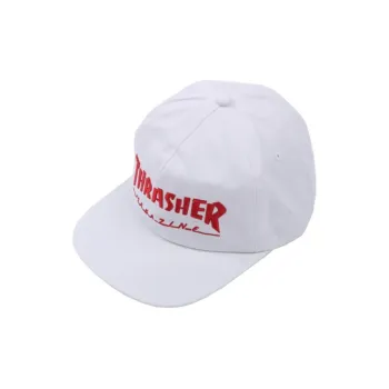 Thrasher Baseball Caps Unisex White