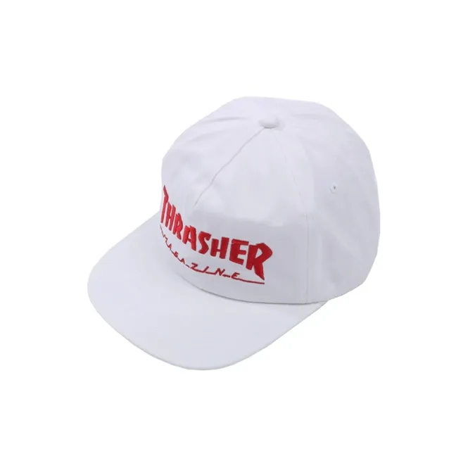Thrasher Baseball Caps Unisex White-0