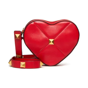 Valentino Amore Leather Shoulder Bag Crossbody Bag Regular Women's Red