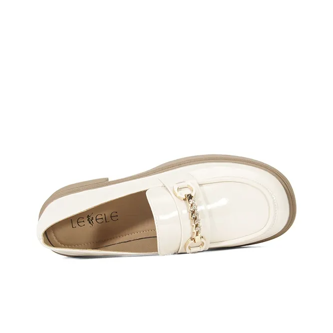 LESELE Loafers Women's Black/Beige-8