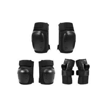UMA Skateboard Roller Skating Protective Gear Sets Black Comprehensive Protective