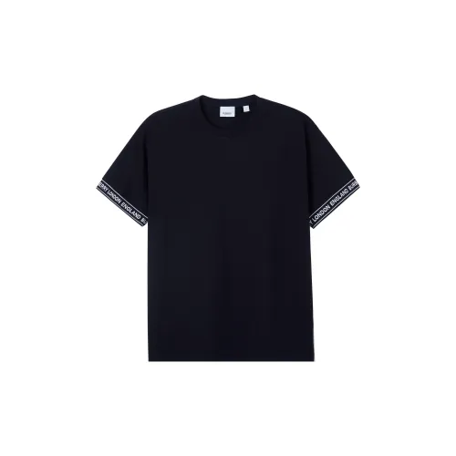 Burberry Logo Tape T-Shirt Black