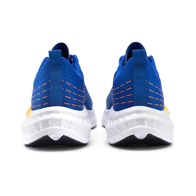 WALKSOUL Running Shoes Men Low Top White/Gray/Black/Royal Blue-10