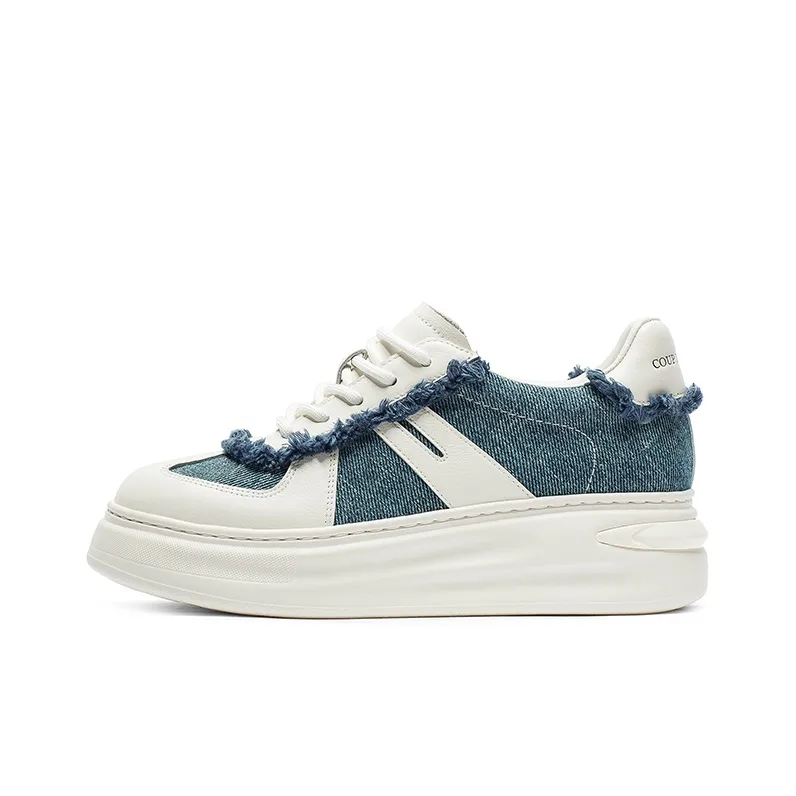 Coup De Foudre Height Increasing Low-Top Skateboard Shoes 5cm Women's-6