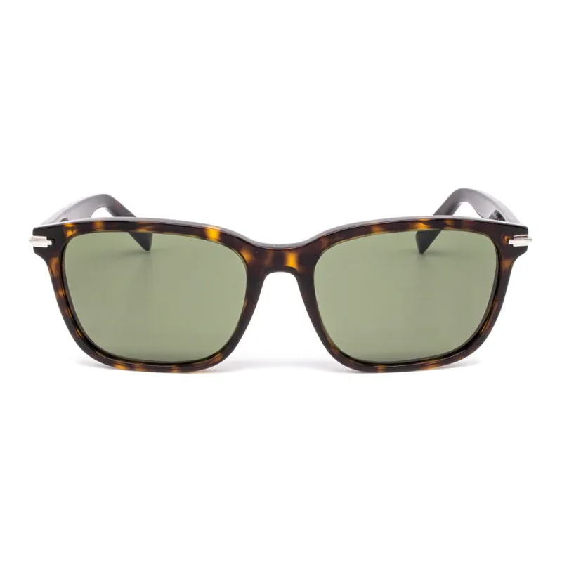DIOR Acetate Irregular Shape Sunglasses Unisex Brown-1