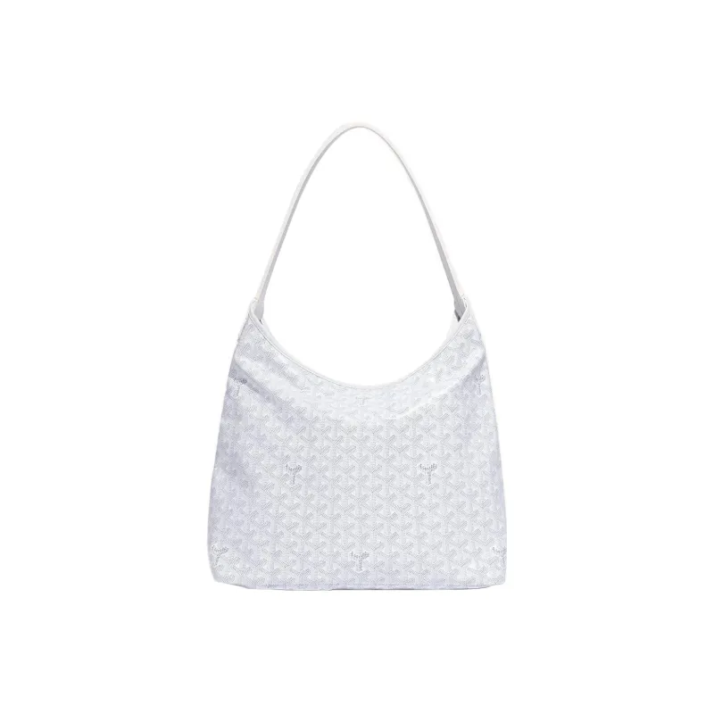 GOYARD Bohème Hobo Canvas With Leather Shoulder Bag Combo Bag Shoulder Bag Women's White-2