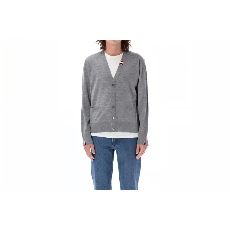 THOM BROWNE Button Up Knitted Cardigan-1