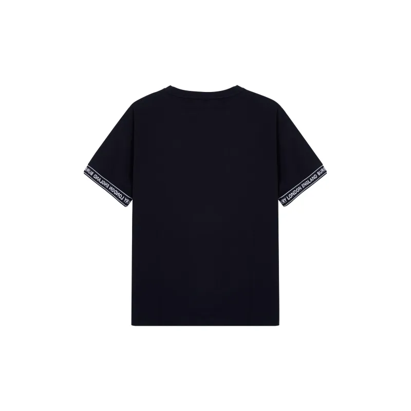 Burberry Oversized Teslow Taped Sleeve T shirt-1