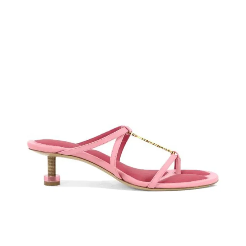Jacquemus Les Sandales Basses Pralu 45mm Mules-1