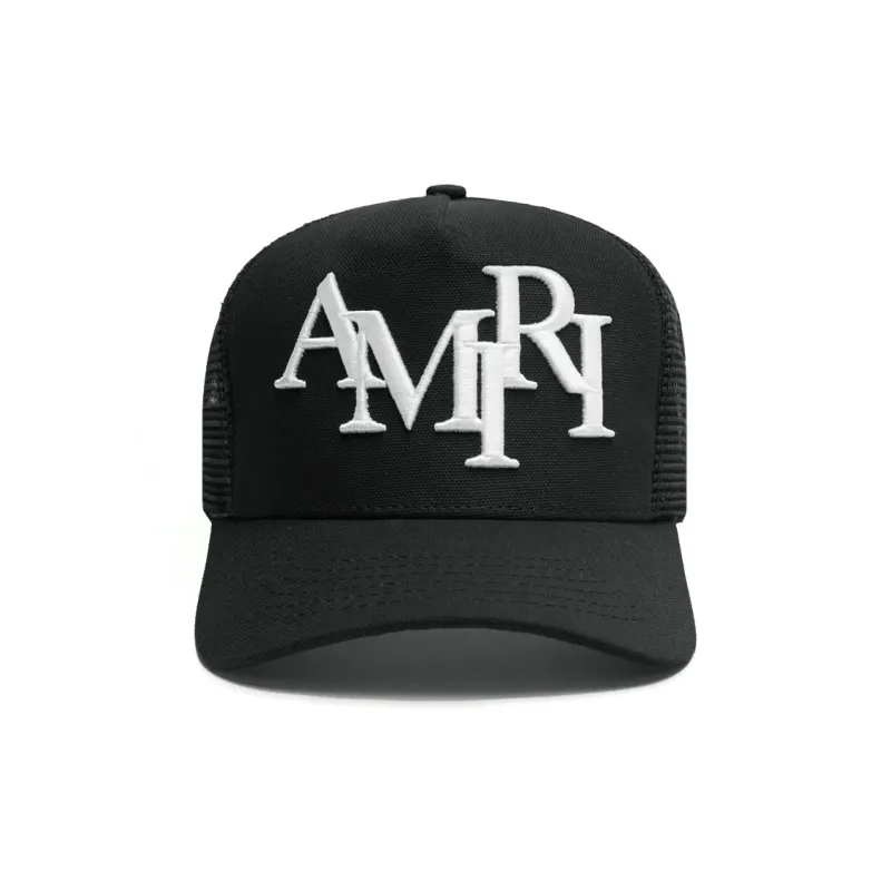 AMIRI Staggered Logo Trucker-1