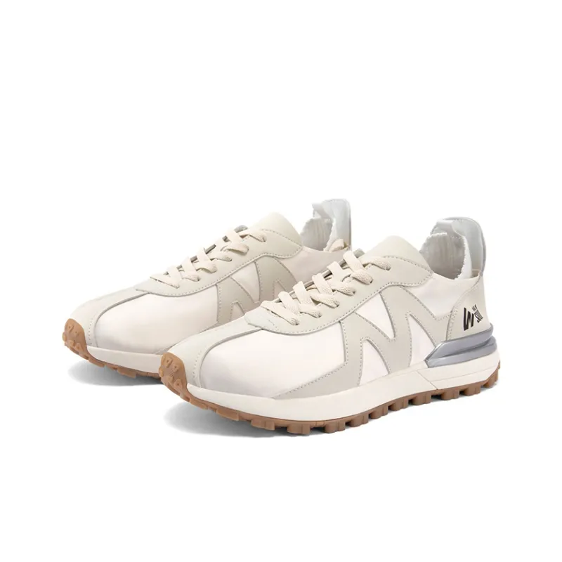 WALKSOUL Casual Shoes Men Low Top Black/Beige-14