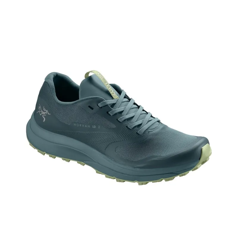 Arcteryx Norvan LD 2 Abrasion-Resistant Low-Top Running Shoes Unisex Green-1