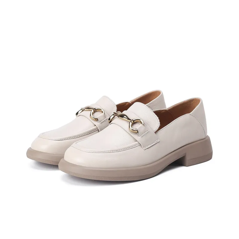 VEDULLAR Loafers Women's Low Top Brown/Beige/Black-6