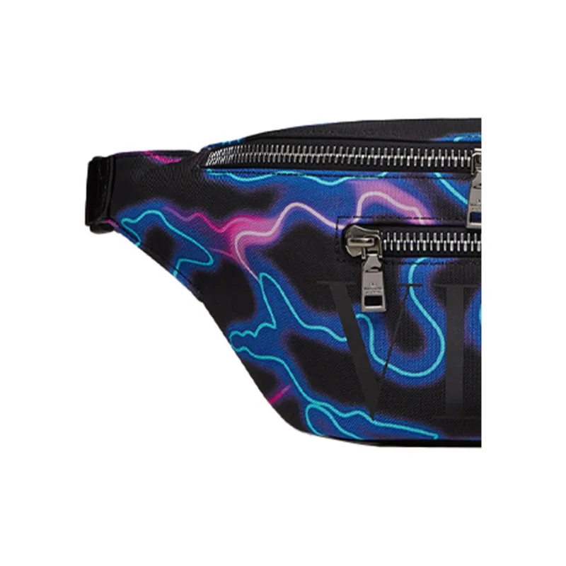 Valentino Nylon Sling Bag Fanny Pack Regular Unisex Multicolor-7