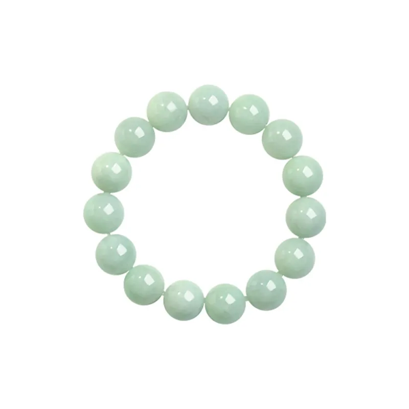 With The Heart Of The Jade Glutinous Jade Jadeite Bracelets Unisex-0
