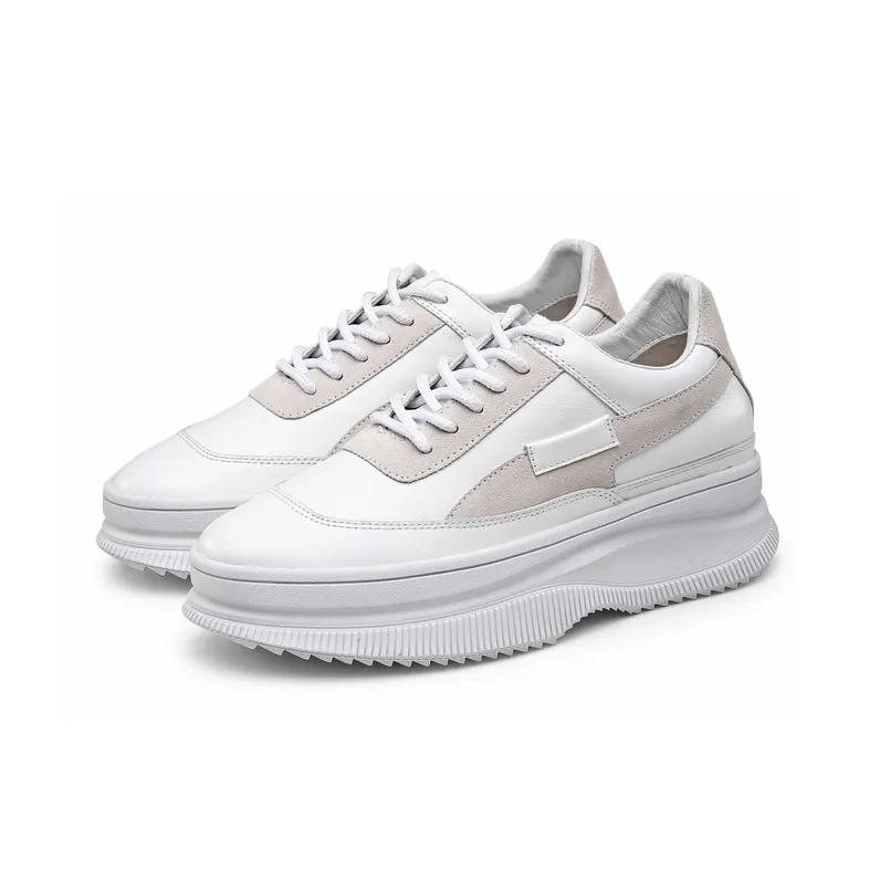 He Jinchang Hermo Collection Low Top Casual Shoes Women's White-3