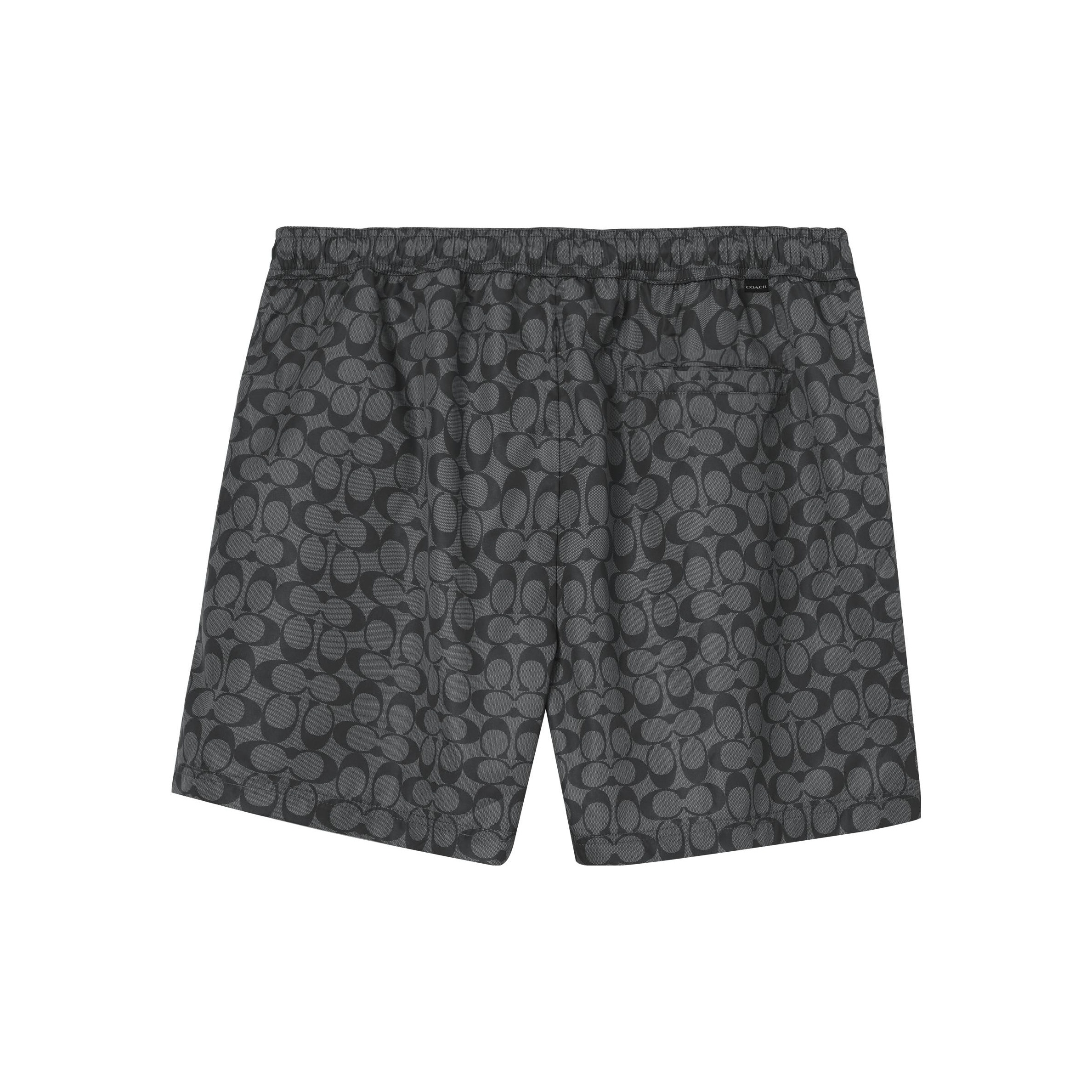 COACH Men Signature Swim Trunks - POIZON