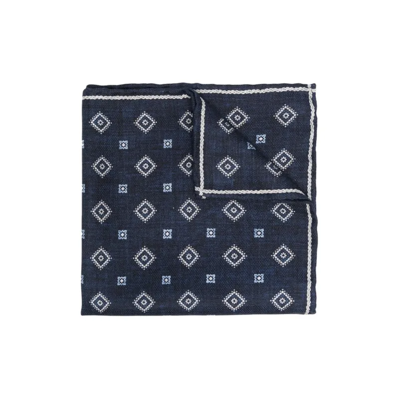 Brunello Cucinelli Double Face Pocket Square-0