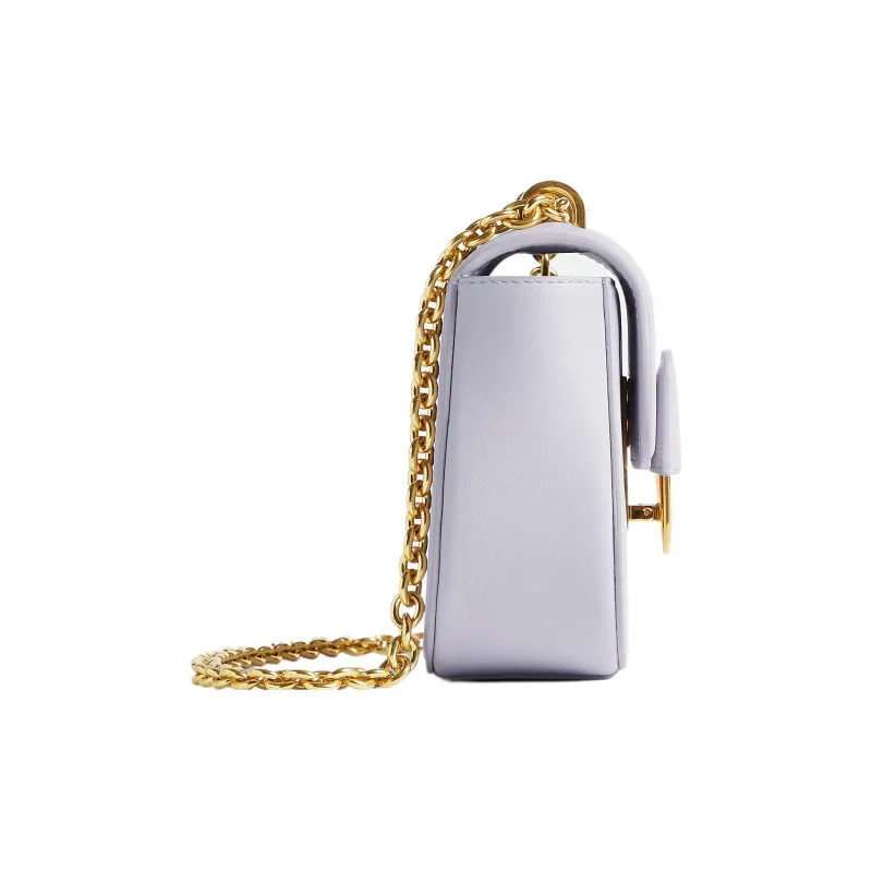 Bottega Veneta Cow Leather Shoulder Bag, Crossbody Bag Mini Women's Oyster Purple-1