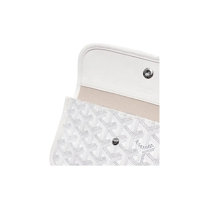 GOYARD Bohème Hobo Canvas With Leather Shoulder Bag Combo Bag Shoulder Bag Women's White-5