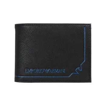 EMPORIO ARMANI Polyurethane Wallet Men's Black