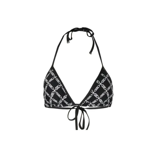 MICHAEL KORS Empire Logo Triangle Bikini Top
