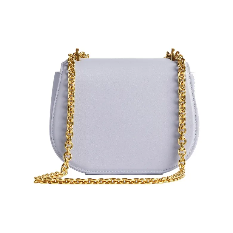 Bottega Veneta Cow Leather Shoulder Bag, Crossbody Bag Mini Women's Oyster Purple-2