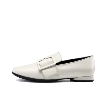 Satchi Loafers 1.5cm Women's Milk White