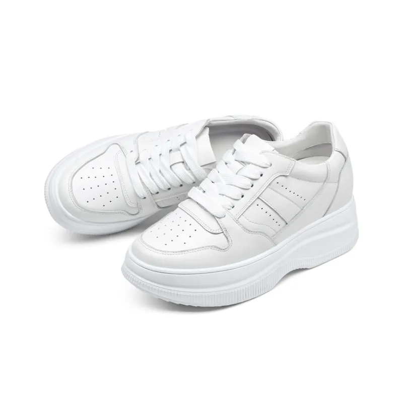 He Jinchang Hermo Collection Low-Top Casual Shoes Women's White-3