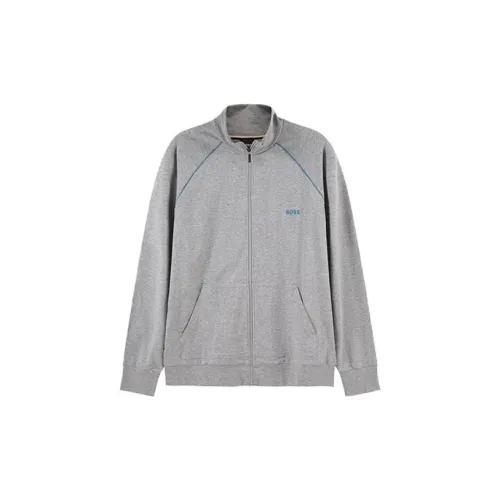 HUGO BOSS Jackets Men Gray