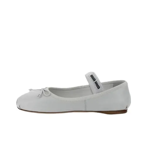 MIU MIU Casual Single Shoes Women's White