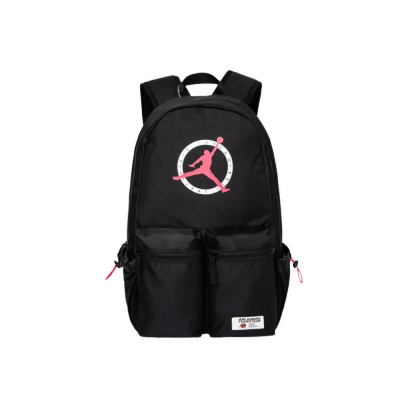 Jordan Polyester Backpack Regular Unisex Black-0