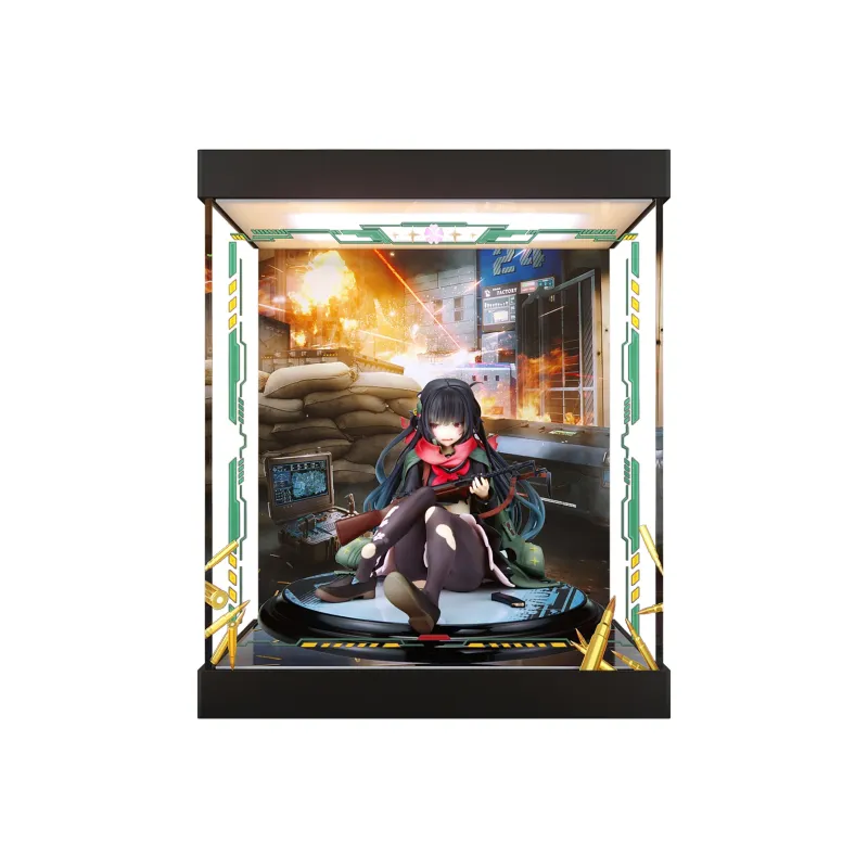 AOWOBOX Suitable For Play Dale Girls Frontline 100 Style Heavy Hit Ver. Figure Display Box Model Accessories-8