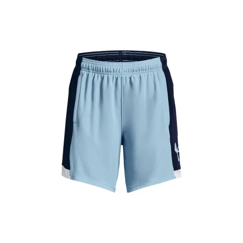 Under Armour Baselin Sports Shorts Women's Blue