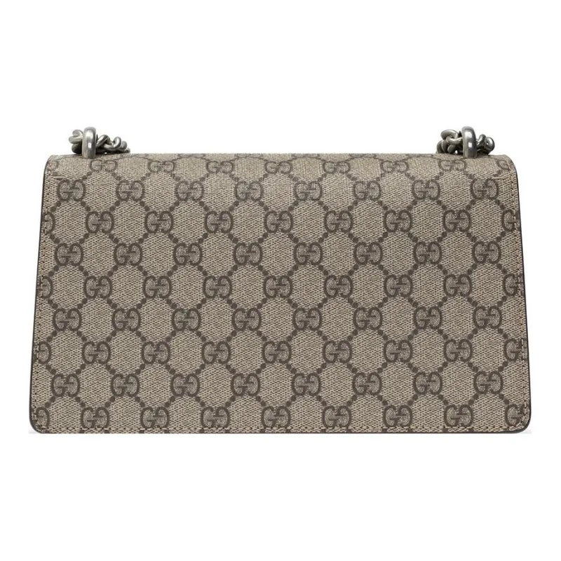 GUCCI Dionysus Canvas With Leather Canvas Bag, Flap Bag, Chain Bag Shoulder Bag, Crossbody Bag Women's-2