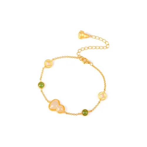 Yi Zhen Ge Hetian Jade S925 Silver Bracelets Women's Other