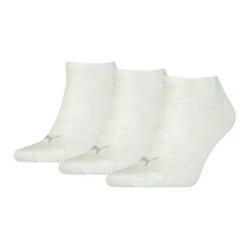 PUMA Unisex Plain Sneaker Trainer Socks Ankle Socks Men's Oat