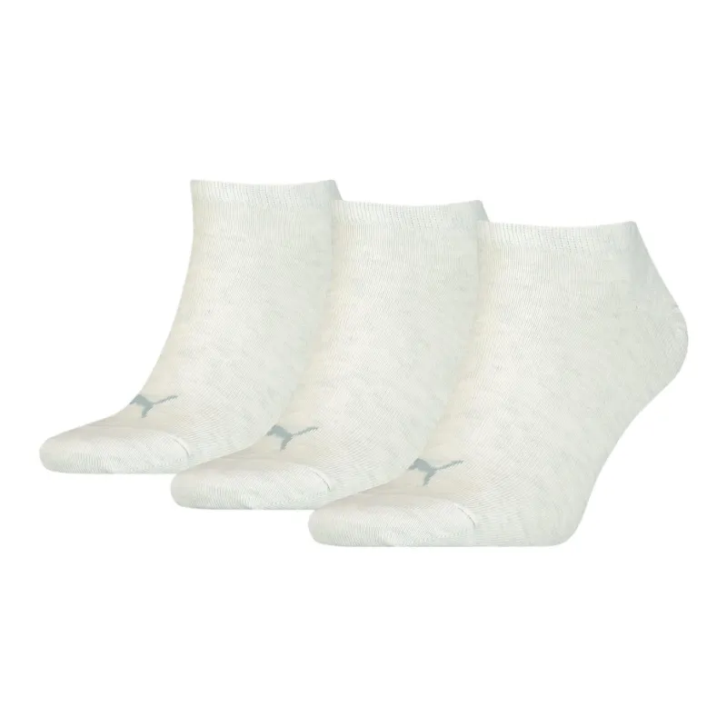 PUMA Unisex Plain Sneaker Trainer Socks Ankle Socks Men's Oat-0