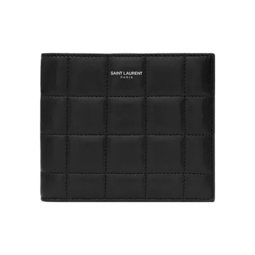 SAINT LAURENT Calfskin from Men's Black