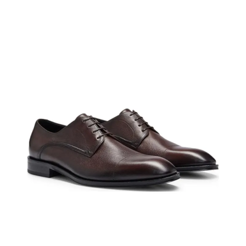 HUGO BOSS Dress Shoes Men's Dark Brown-1