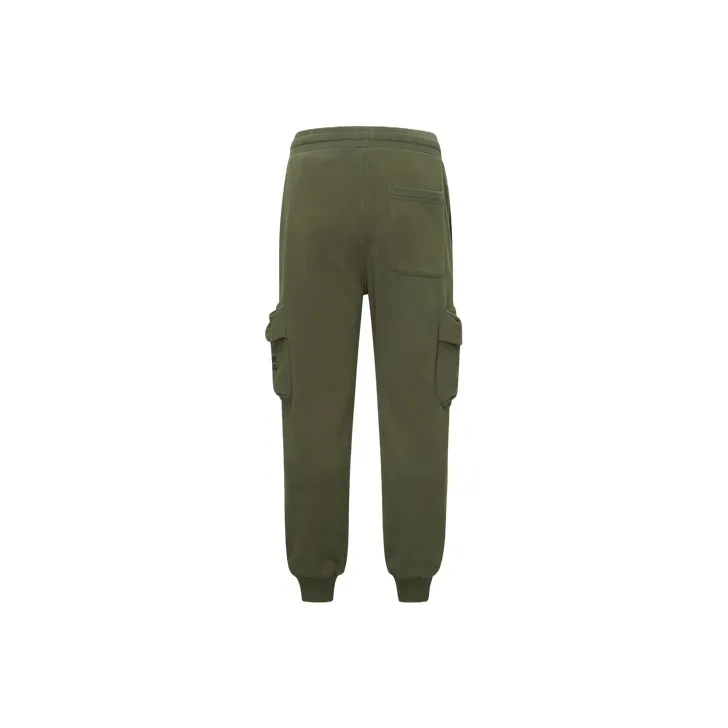 EVISU Knitted Sweatpants Men Army Green-1
