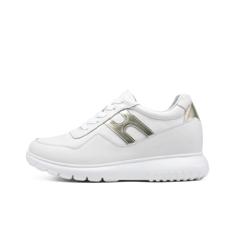 He Jinchang Hermo Collection Low Top Casual Shoes Women's White-0